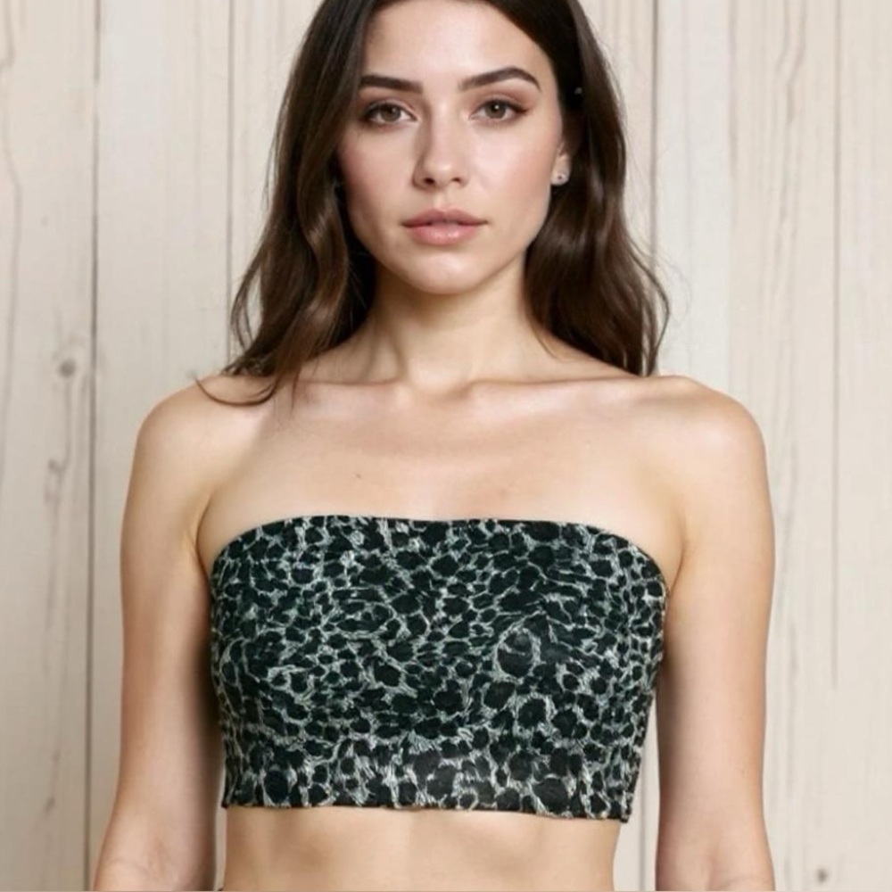 Suzette Animal Print Tube Top One Size